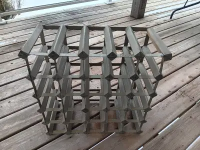Vine Rack 21 x 21 x 9 in, holds 25 bottles, View more