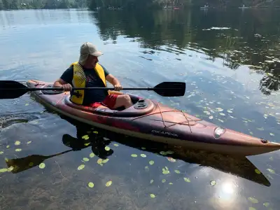 Two kayaks in great shape. With paddles. Pickup in Otter Lake.
