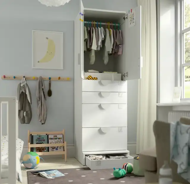 IKEA SMÅSTAD / UPPFÖRA Wardrobe Storage Cabinet in Dressers & Wardrobes in Oshawa / Durham Region - Image 3