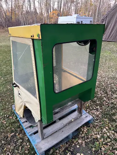 Factory cab for 300 series John Deere tractor. May fit 400 series, do your research first please Sof...