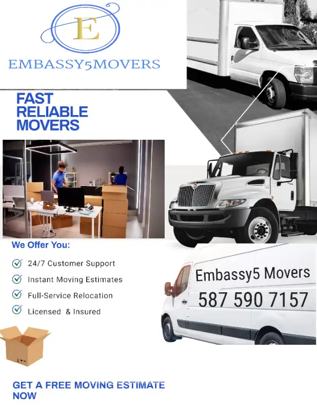 $40 HR  LABOUR ONLY MOVES   587 590 7157 in Moving & Storage in Calgary - Image 7