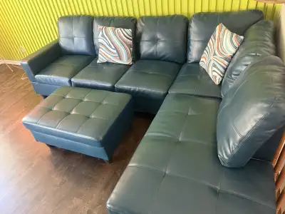 Leather sofa, View more