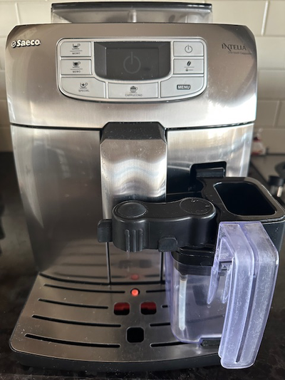 Old Philips Saeco coffee machine for parts, View more