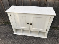 White Storage Cabinet For Repurpose Repaint Kitchen Bathroom
