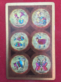 Vintage Congress Zodiac Playing Cards