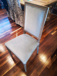 6 Restoration Hardware Vintage French Square Back Chairs
