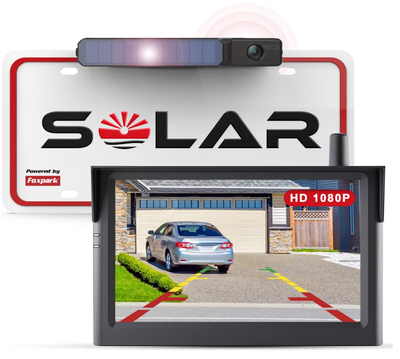 New in Sealed Box, New, Foxpark Solar Wireless Backup Camera for Car, Truck, Van, RV. Solar Wireless...