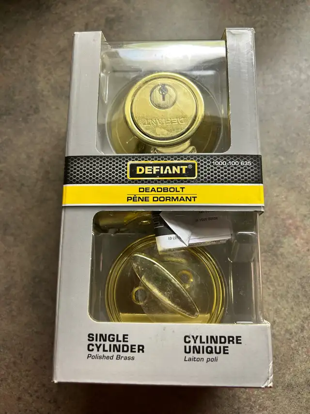 deadbolt  in Hardware, Nails & Screws in Kitchener / Waterloo - Image 2
