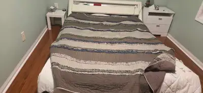 2 Cotton Stripe Double/Queen Bedspread, View more