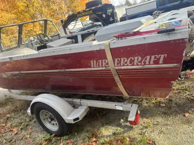 18ft 175hp aluminum jet drive fishing boat. comes with 3.5 hp trolling motor two powered Downriggers...