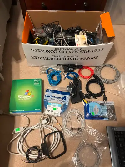 Computer cords, etc, View more