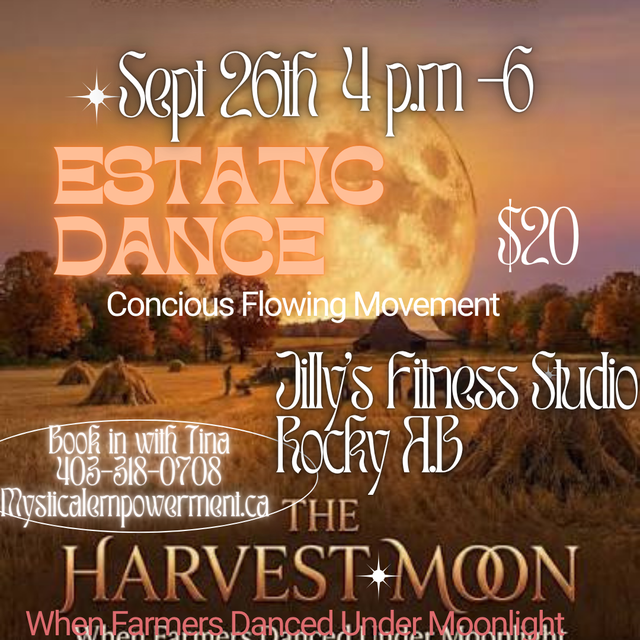 ESTATIC DANCE FULL MOON ROCKY MOUNTAIN HOUSE