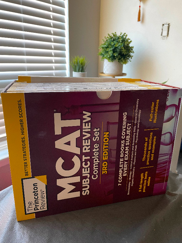MCAT 3rd Edition Princeton Review, Never Used - Complete Set in Textbooks in Oshawa / Durham Region - Image 2