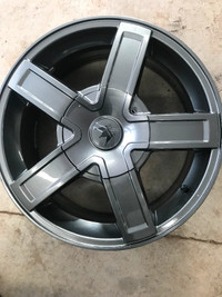 New Aluminum wheel 17x7 -5 on 114.3 bolt circle