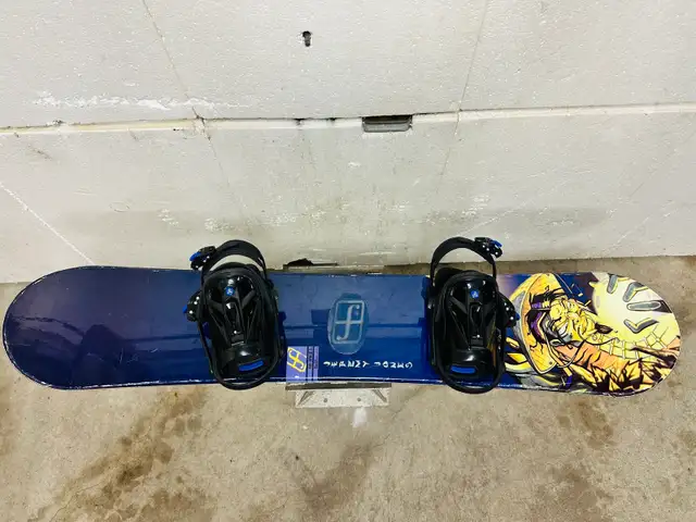 Forum kids snowboard 135 cm with Firefly bindings in Snowboard in Markham / York Region - Image 5