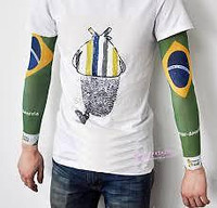 Coupe du monde 2014 Brésil tatouage manches pour Football FIFA.