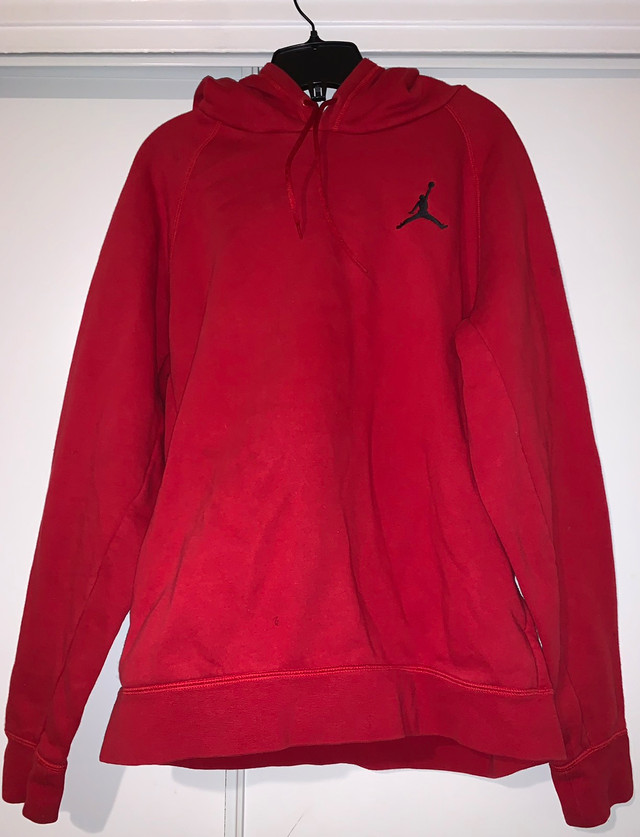 red AIR JORDAN hoodie (men’s size large)  in Men's in City of Toronto