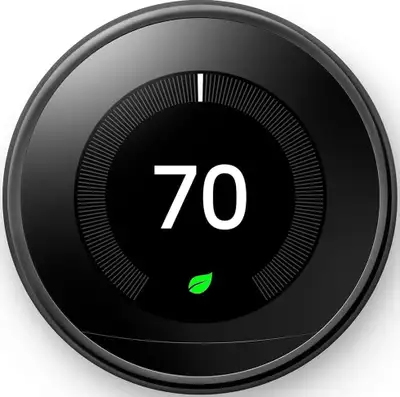 Google Nest Learning Thermostat (3rd Gen) - Black, View more