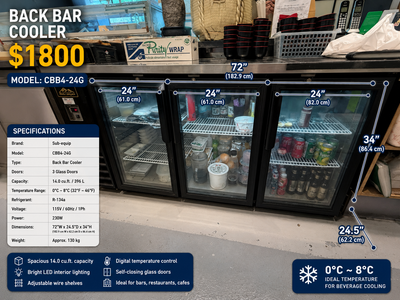 RESTAURANT EQUIPMENT & FURNITURE SALE We are selling a variety of commercial restaurant equipment an...