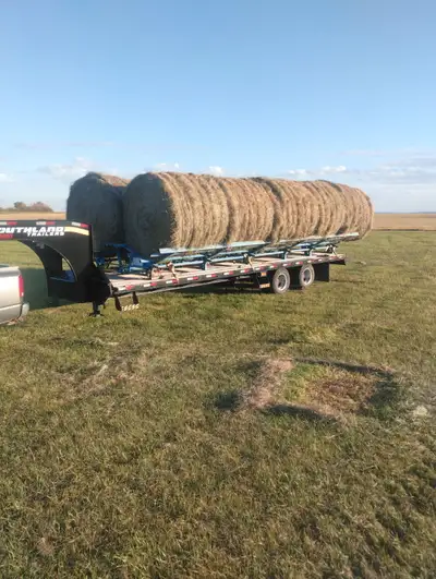 2026 - 1,350 Lb Mixed grass Twine wraped Few weeds Baled dry Also have 1,350 Lb mixed grass bales wi...