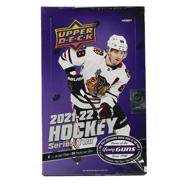 2021-22 Upper Deck hockey Series 2 Hobby box in Art et objets de collection  à Ville de Montréal