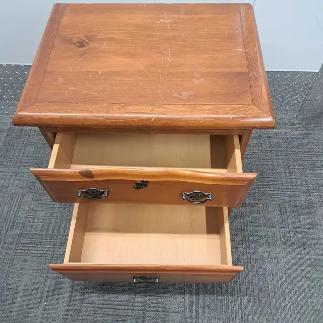 two Wood  2drawer nightstands/side table in Dressers & Wardrobes in City of Toronto - Image 9
