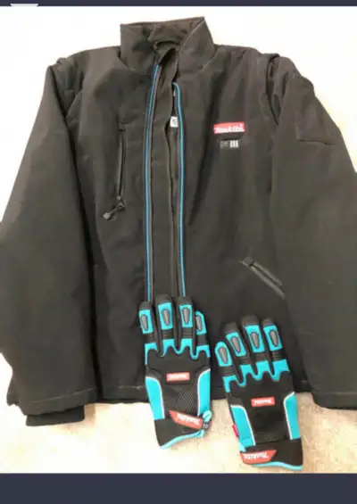 Makita Heated Jacket/Vest & Work Gloves - Large, View more