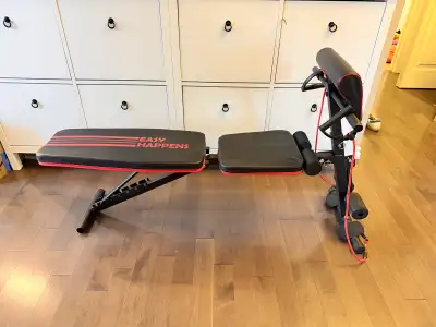 adjustable workout bench with Roman chair, View more