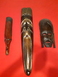 , Sculpture Africaine bois d'ebene