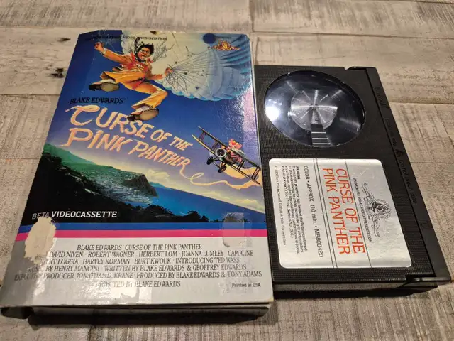 Curse of the Pink Panther Beta Videocassette