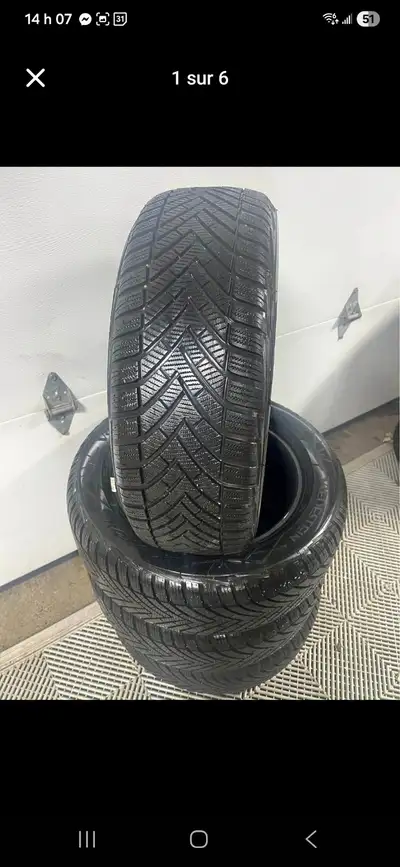 Marque Vredestein Wintrac 205/55/R16 Pneus européens de bonne qualité (voir review Google), qui ont...