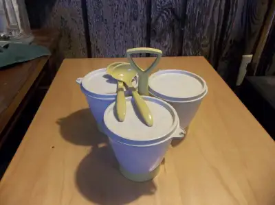 Ensemble TUPPERWARE pour condiments., View more