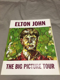 Elton John “The Big Picture” tour book