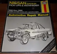 Haynes 1980-89 NISSAN Datsun Pathfinder Pick Up