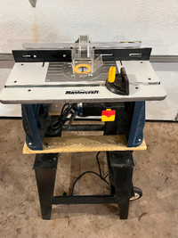 Mastercraft router with stand