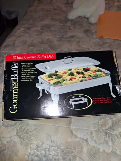 Gourmet Buffet Covered Buffet Dish, View more