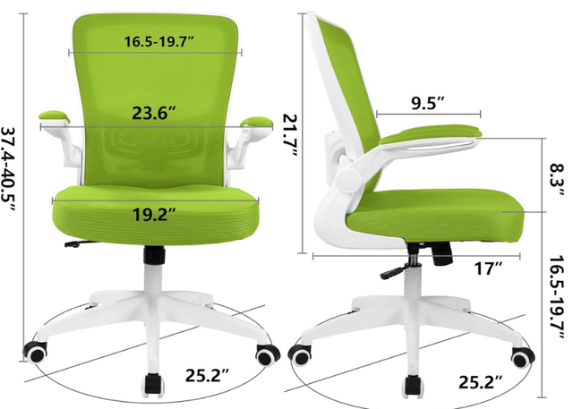 Office Chair, Ergonomic Desk Chair in Chairs & Recliners in Markham / York Region - Image 3