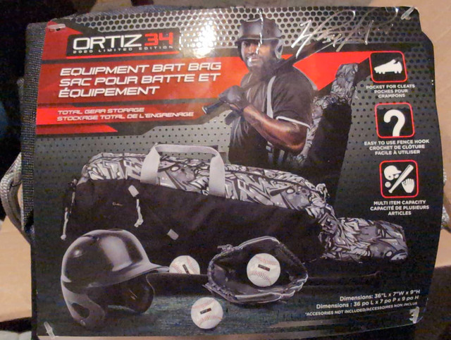 Ortiz equipment bat bag in Baseball & Softball in Oshawa / Durham Region