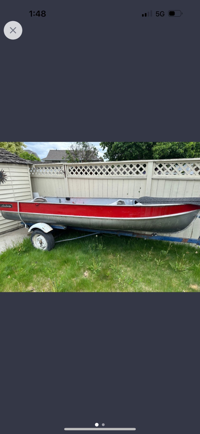 12ft boat. With trailer. No papers Personal Watercraft Kamloops
