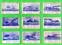 V403 World Wide Gum, Marine Series, 1944 26 CARDS LOT GD SHAPE