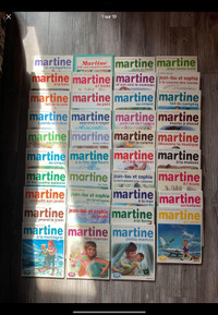 Collection de 39 livres Martine
