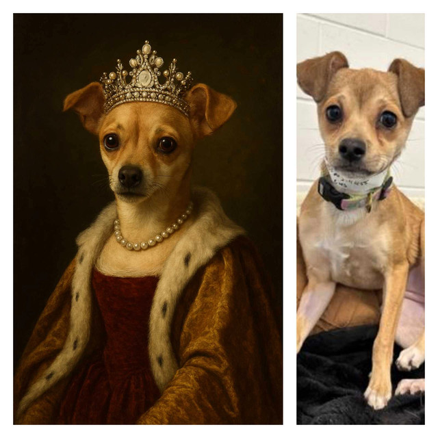Turn Your Pet Into Royalty – Custom AI Digital Portrait $9 in Animal & Pet Services in Edmonton