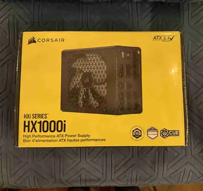 Selling a brand new, factory-sealed Corsair HX1000i (2023/2024 model) High-Performance ATX Power Sup...