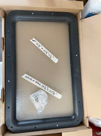 Used RV Entrance Frosted Door Glass