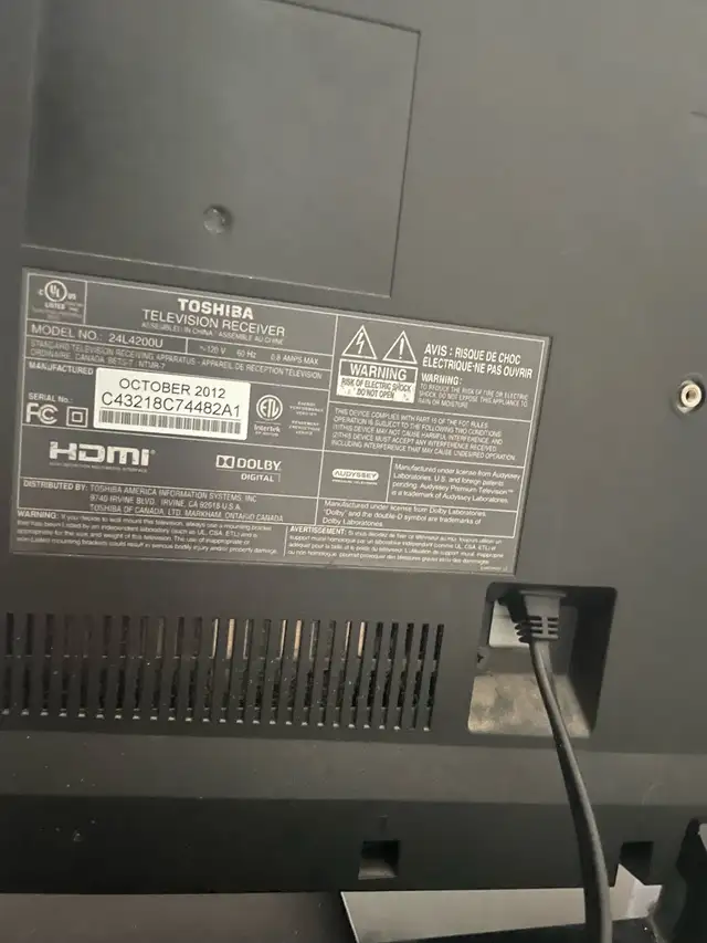 Toshiba TV63735876210307124