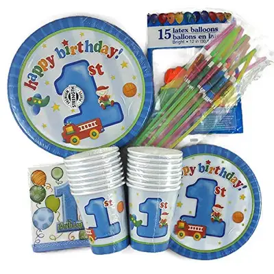 Birthday Party Fun at One Boy Bundle for 16 People, View more