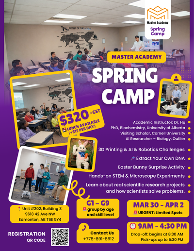  Spring STEM Camp — Learn Like a Scientist! (G1-G9), View more