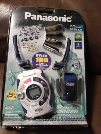 Panasonic RF-SW200P-A AM/FM Portable Arm Band Radio, View more