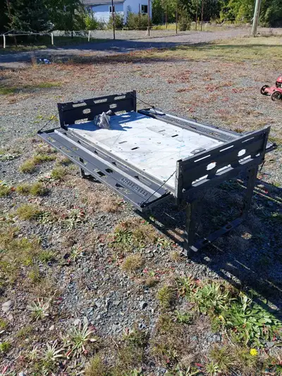 Ling rack for a Can Am Defender, great for carrying small boat or kayaks, also great for a farmer ca...