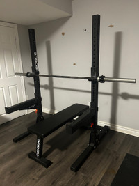 ROGUE SML-1 SQUAT RACK + SAFETY SPOTTER ARMS